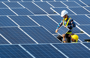 Plans to set up a large scale photovoltaic park in the Limassol area.