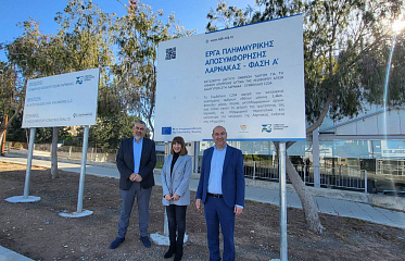 Third phase of the the flood control system in Larnaca is completed