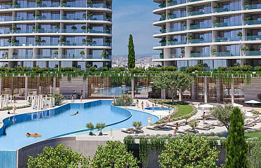 В Лимассоле завершилась первая фаза строительства жилой башни в Limassol Blu Marine