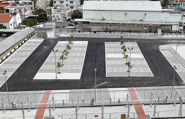 New municipal parking lot in Larnaca
