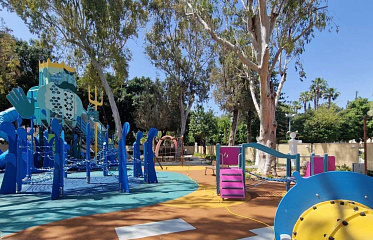 В Лимассоле сдали в эксплуатацию современную детскую площадку