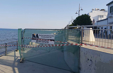 Ремонт променада в Ларнаке идет с задержками