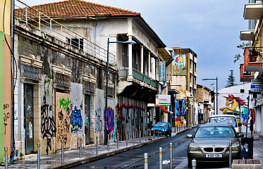 Abandoned buildings plague in there center of Limassol