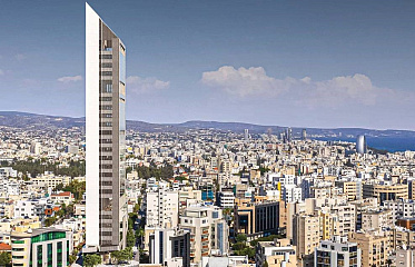 Construction of Neocleous Tower Skyscraper in Limassol at Advanced Stage