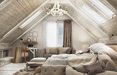 7 хитростей для оформления мансарды в доме на Кипре