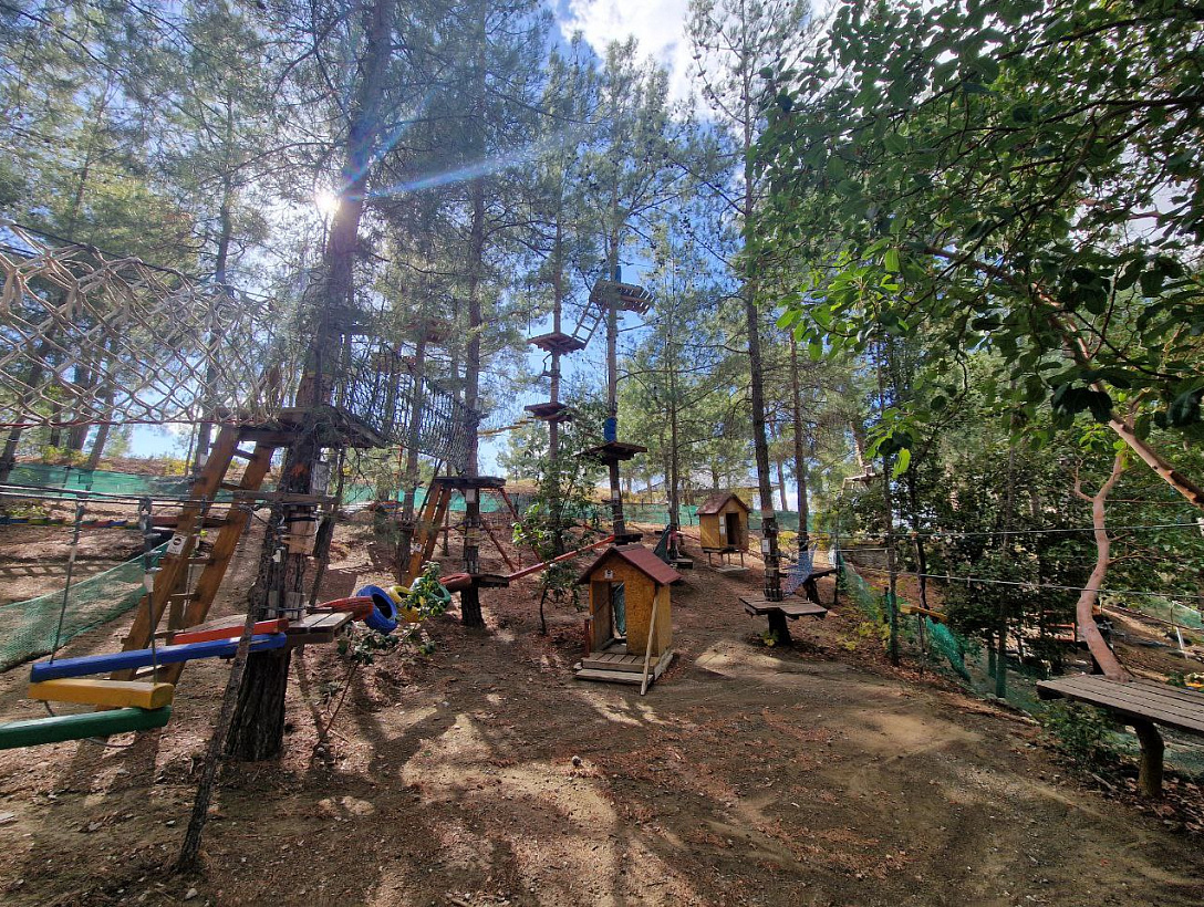 Rope Action Adventure Park in Limassol