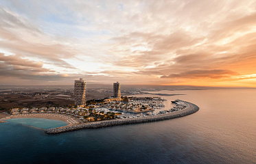 Спиральный небоскреб в марине Айя-Напы обретает форму