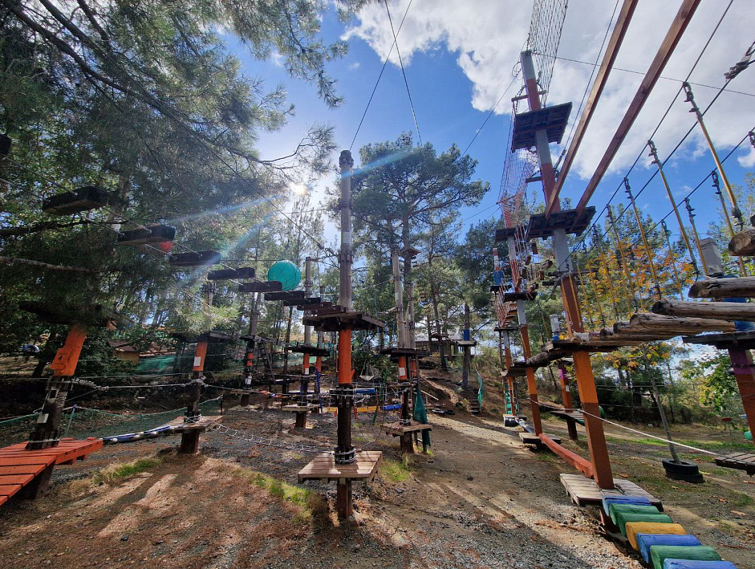 Rope Action Adventure Park in Limassol