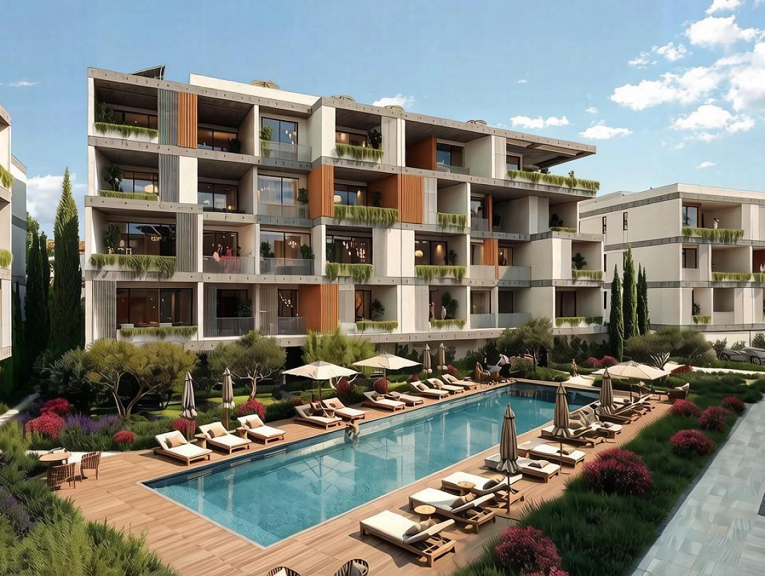 New apartment in Paphos
