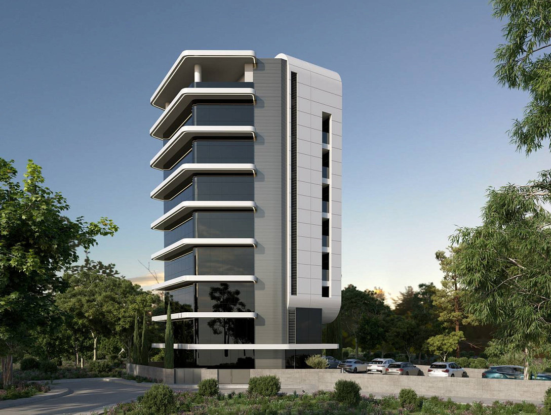 Modern business center in Limassol