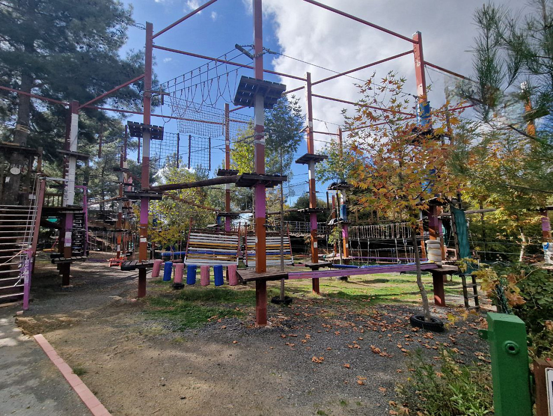 Rope Action Adventure Park in Limassol