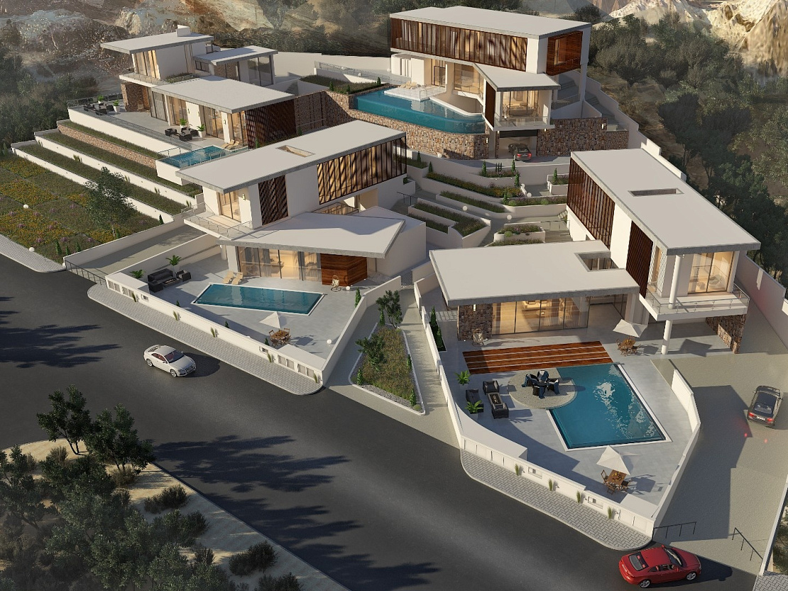 Four villas