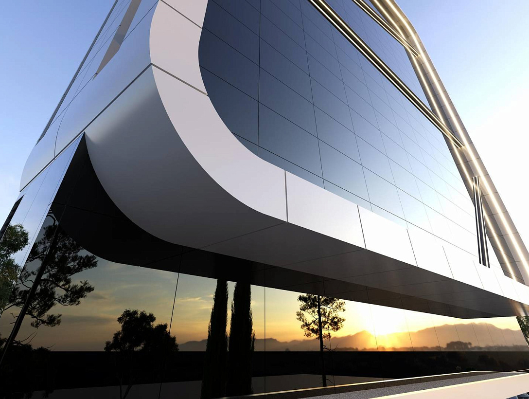 Modern business center in Limassol