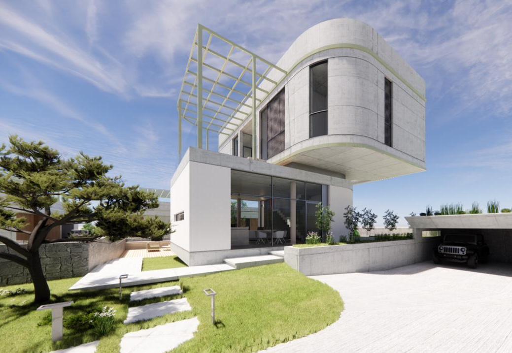 Land plot with approved project for 10 villas in Paphos