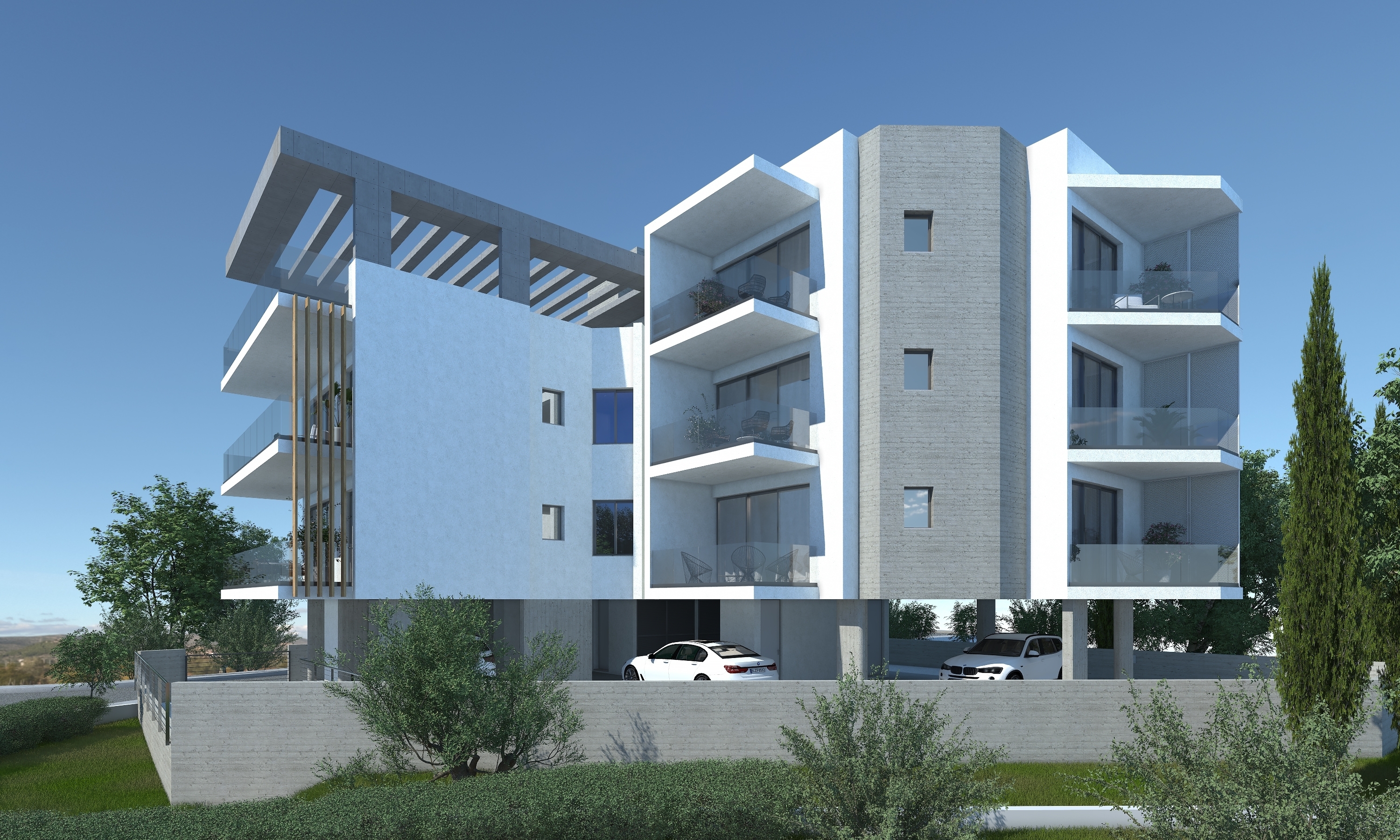 New residential building in Paphos № 217375 1