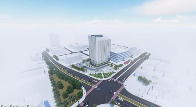  Land with Business Center Project for Sale in Limassol in Limassol